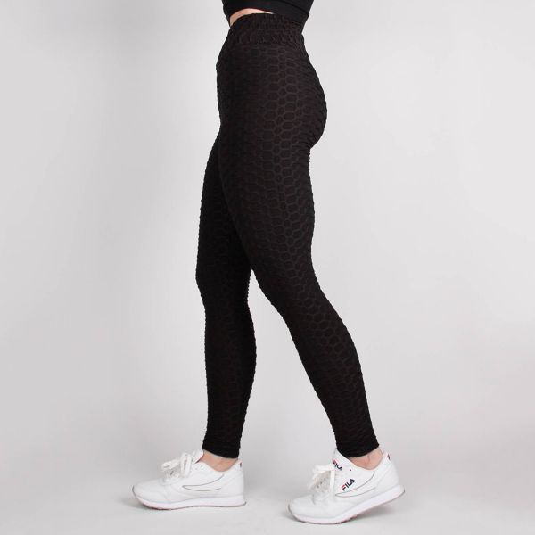 Urban Classics Honeycomb leggingsit musta-3