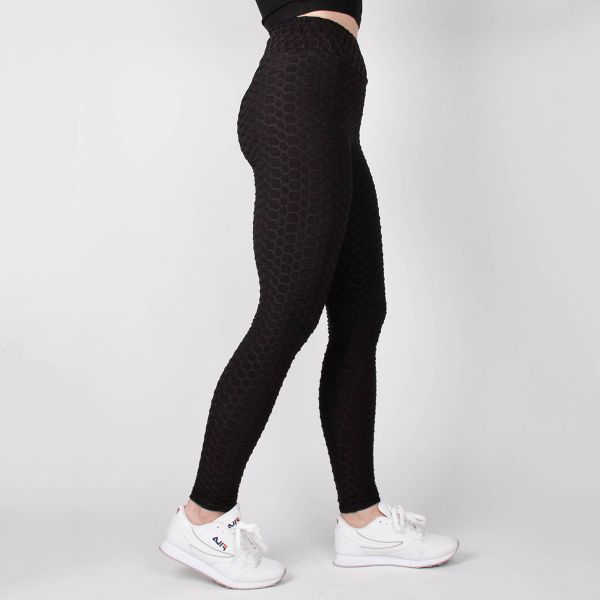 Urban Classics Honeycomb leggingsit musta-6