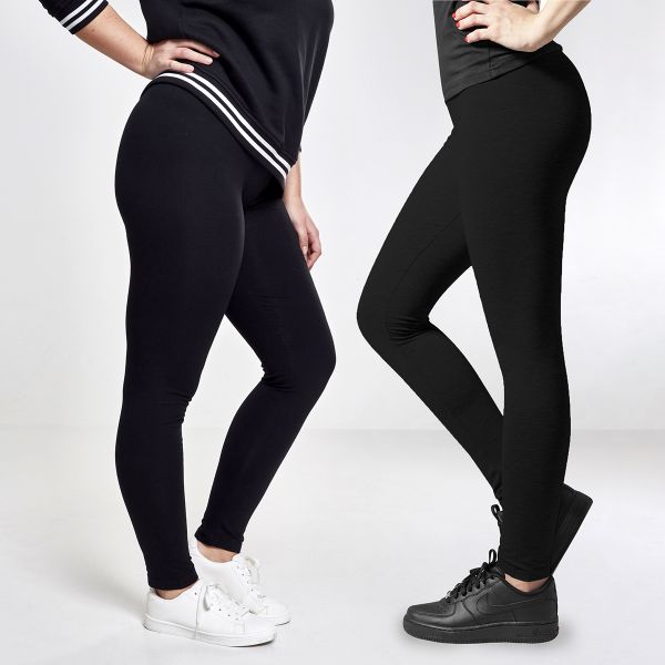 Urban Classics Jersey leggingsit musta-1