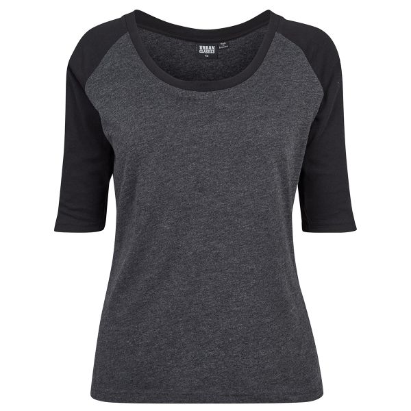 Urban Classics 3/4 CT Raglan paita harmaa-7