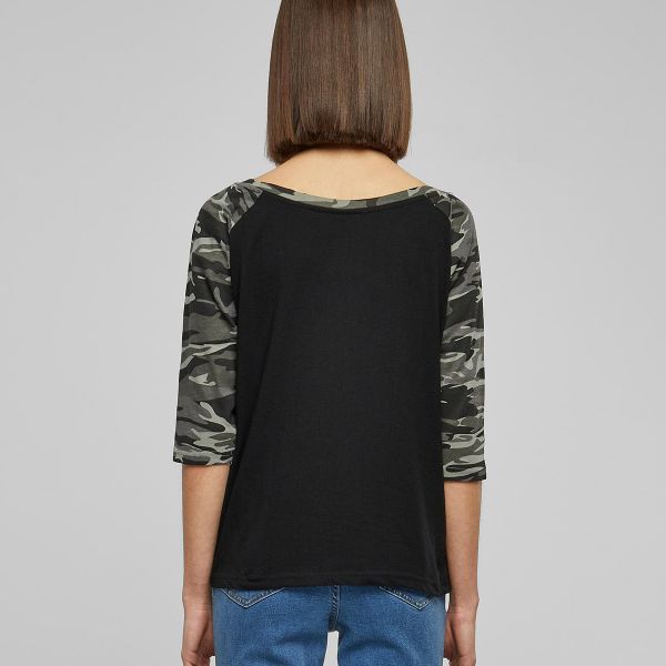 Urban Classics 3/4 CT Raglan paita musta-4