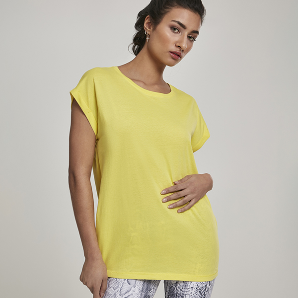 Urban Classics Extended t-paita bright yellow