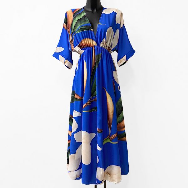 Elle Maria kuvioitu mekko royal