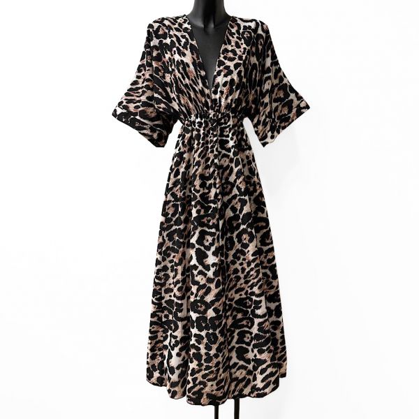 Elle Maria mekko leopardikuvio-1