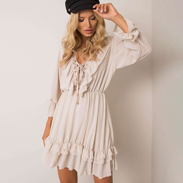 Och Bella Winona mekko beige