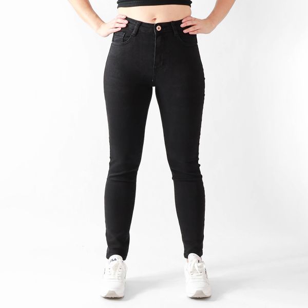 Foly Rose Skinny stretchfarkut musta