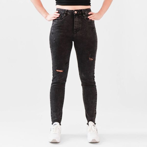 Foly Rose Skinny stretchfarkut t.harmaa