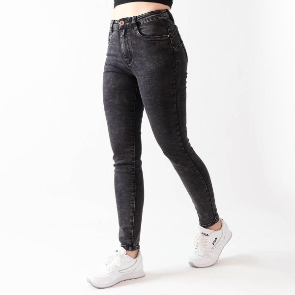 Foly Rose Skinny stretchfarkut t.harmaa-3