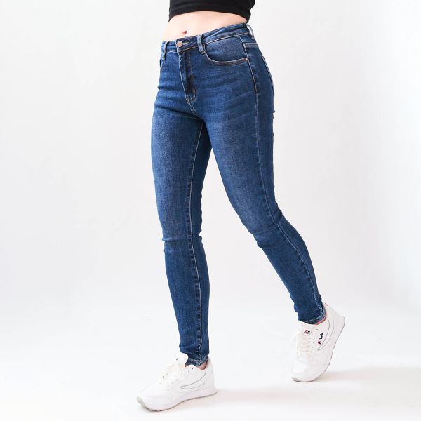 Foly Rose Skinny stretchfarkut sininen-4