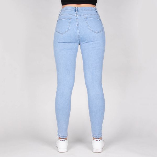 Daysie high waist stretchfarkut light blue-5