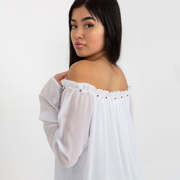 Yups Destiny off shoulder paita valkoinen-4