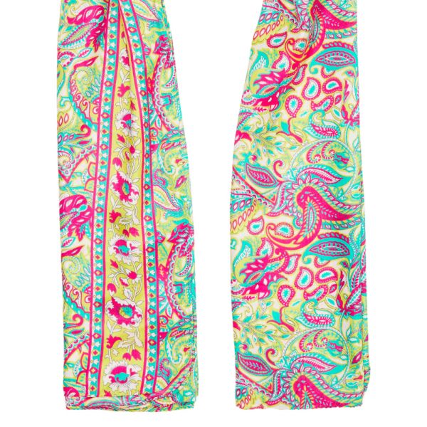 Neeraja maksimekko paisley/lime-4