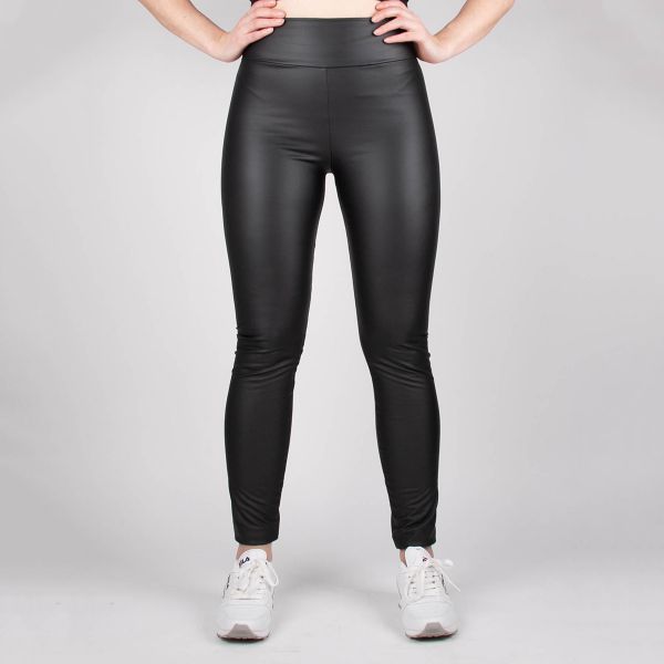 Oraije Paris Thermo leatherlook leggingsit musta-3