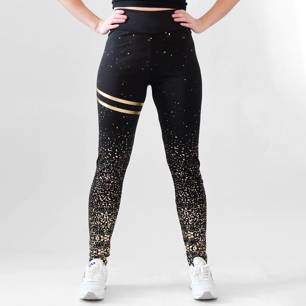 Holala Venda leggingsit musta-kulta