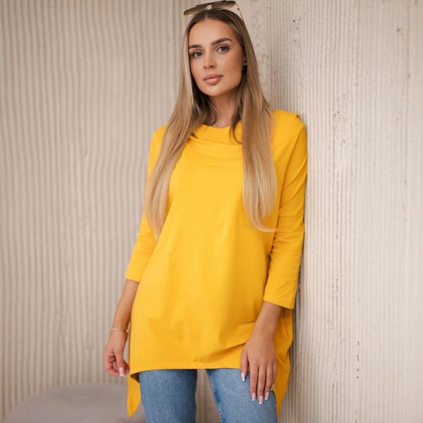 Kesi Bike hupullinen paita mustard-2
