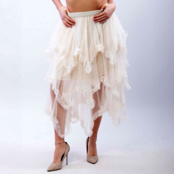Valeria tyllihame beige