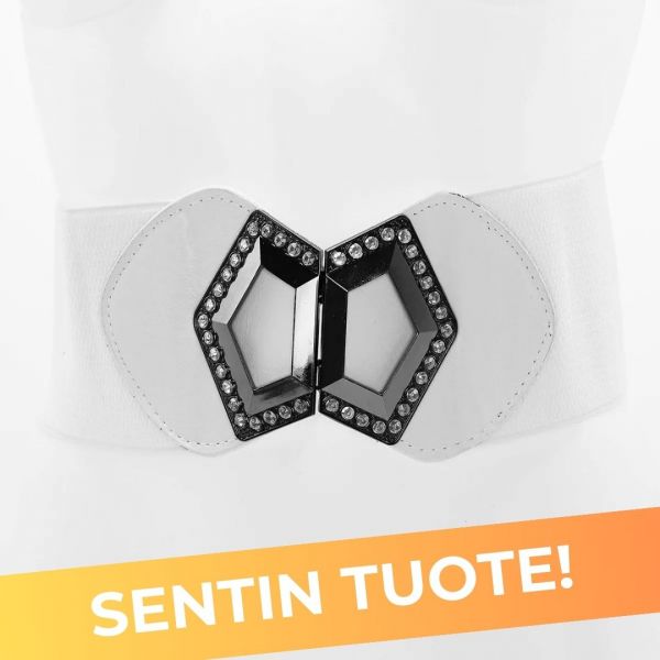 1kpl/tilaus - Stretchvyö valkoinen