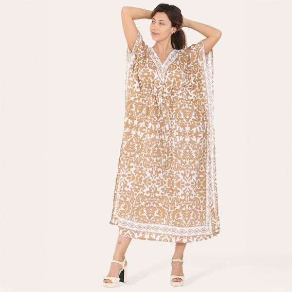 Nice Day Shanee viskoosikaftaani v.ruskea